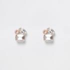 River Island Womens Rose Gold Tone Three Stud Earrings