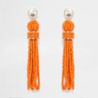 River Island Womens Seedbead Bead Drop Stud Earrings
