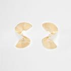 River Island Womens Gold Tone Mini Twist Stud Earrings