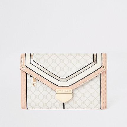 River Island Womens Ri Monogram Travel Wallet