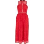 River Island Womens Sleeveless High Neck Crochet Dress