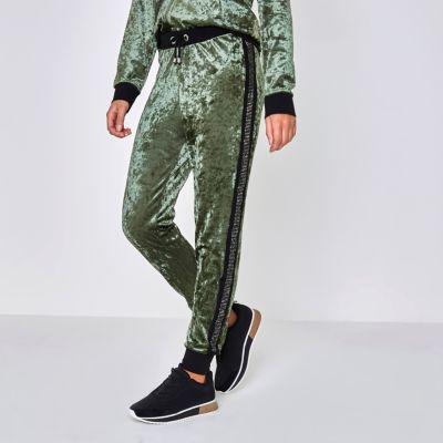 River Island Womens Velour Heatseal Pajama Bottoms