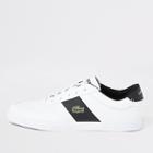 River Island Mens Lacoste White Courtmaster Trainers