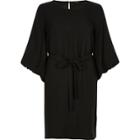 River Island Womens Kimono Sleeve Tie Waist Dress