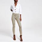 River Island Womens Leopard Print Jeggings