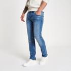 River Island Mens Dylan Slim Fit Ripped Jeans