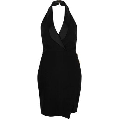 River Island Womens Wrap Tux Dress