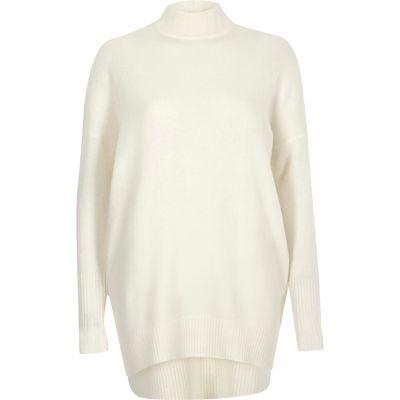 River Island Womens Oversized Turtle Neck Tunic