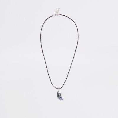 River Island Mens Shark Tooth Necklace