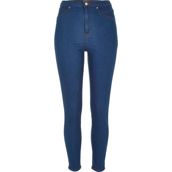 River Island Womens Mid Wash Molly High Waisted Jeggings