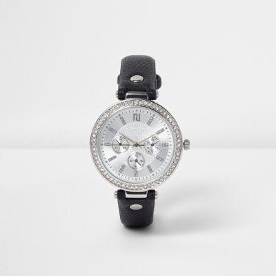 River Island Womens Diamante Encrusted Watch