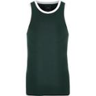 River Island Mens Muscle Fit Ringer Tank
