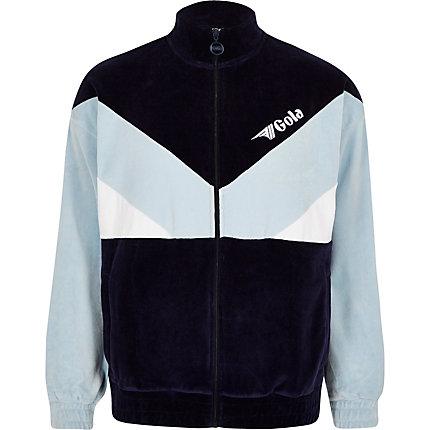 River Island Mens Gola Zip Track Top