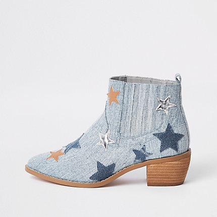 River Island Womens Star Print Boot