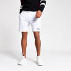 River Island Mens White 'prolific' Slim Fit Jersey Shorts