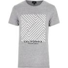 River Island Mens Marl 'california' Box Print T-shirt