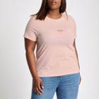 River Island Womens Plus 'amour' Print T-shirt