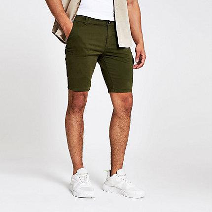 River Island Mens Utility Skinny Shorts