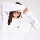 River Island Womens White Rose Embroidered Sweatshirt