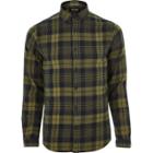 River Island Mensdark Only & Sons Casual Check Shirt