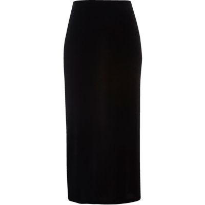 River Island Womens Velvet Maxi Skirt