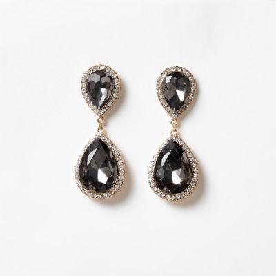 River Island Womens Jewel Drop Earrings