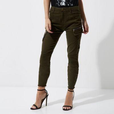River Island Womens Skinny Cargo Trousers