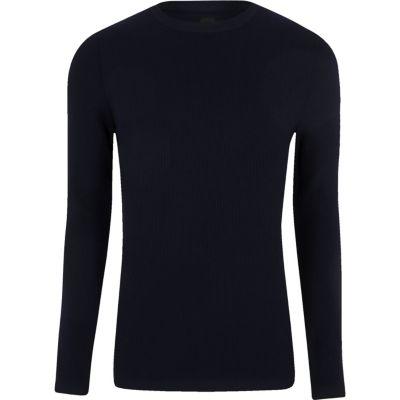 River Island Mens Ri Studio Crew Neck Muscle Fit Jumper