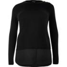 River Island Womens Plus Double Layer Shirt Sweater