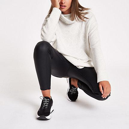 River Island Womens Knit 'bon Voyage' Roll Neck Sweater