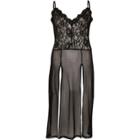 River Island Womens Tulle Lace Split Slip Dress