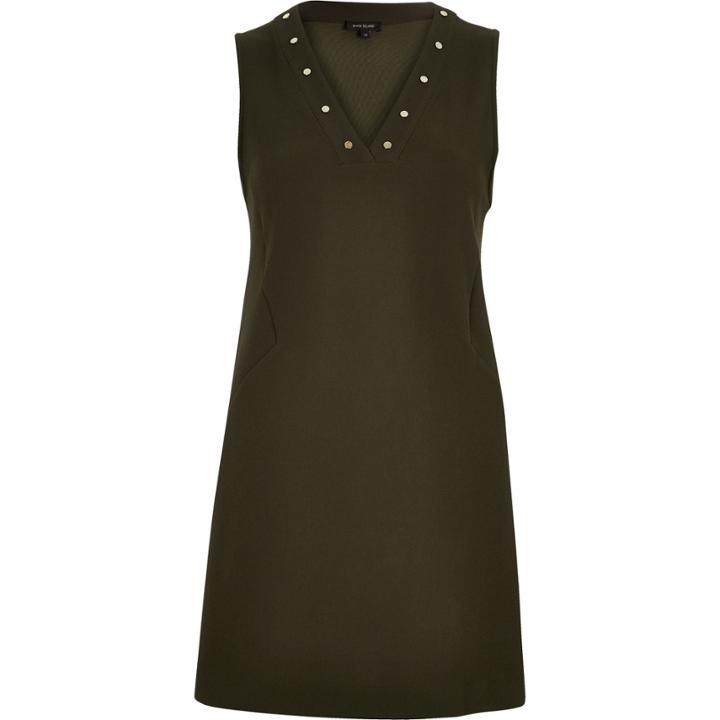 River Island Womens Crepe Studded Shift Dress