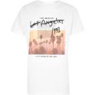 River Island Mens White 'los Angeles' Photo Print T-shirt