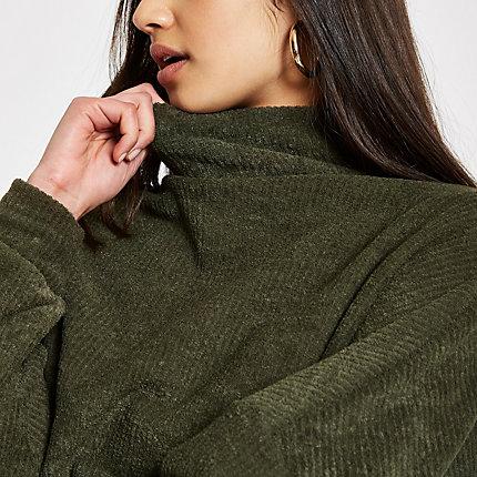 River Island Womens High Neck Batwing Sweater