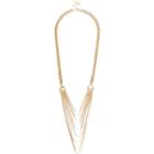 River Island Womens Gold Tone Snake Chain Necklace