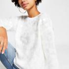 River Island Womens White Sequin Loose Fit Knitted Jumper