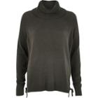 River Island Womens Lace-up Side Knitted Sweater