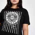 River Island Womens Plus 'la Vita' Print T-shirt