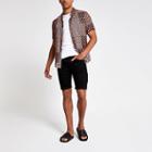 River Island Mens Geo Print Regular Fit Shirt