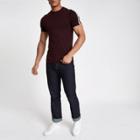 River Island Mens Muscle Fit Wasp Embroidery T-shirt