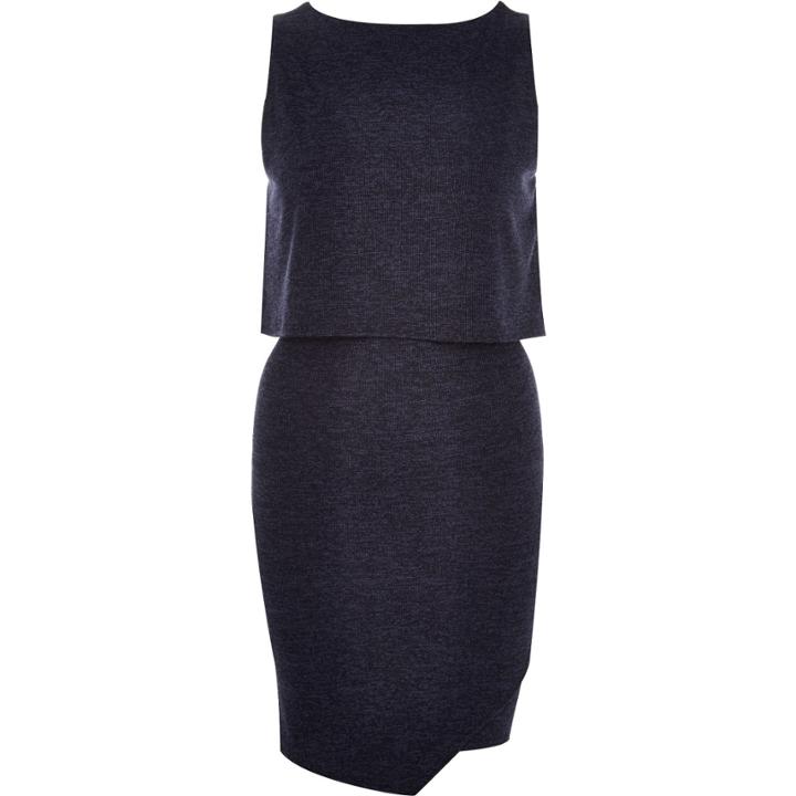 River Island Womens Layered Sleeveless Bodycon Dress
