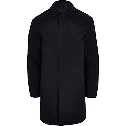 River Island Mens Long Sleeve Mac Coat