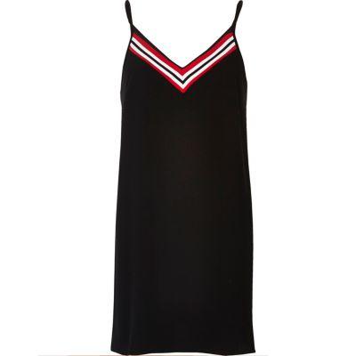 River Island Womens Stripe Panel Slip Dress