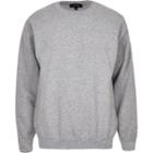 River Island Mensgrey Crew Neck Sweatshirt