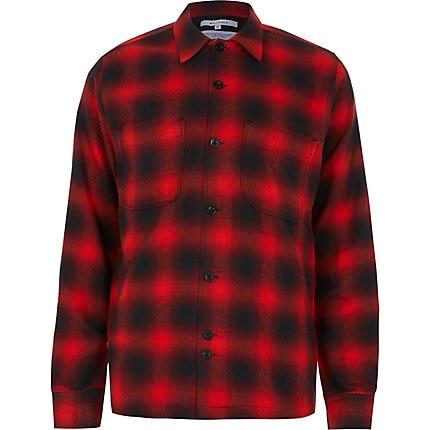 Mens Bellfield Check Long Sleeve Shirt