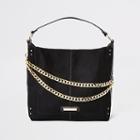 River Island Womens Double Chain Front Slouch Bag