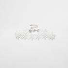 River Island Womens White Lace Seedbead Embellished Choker
