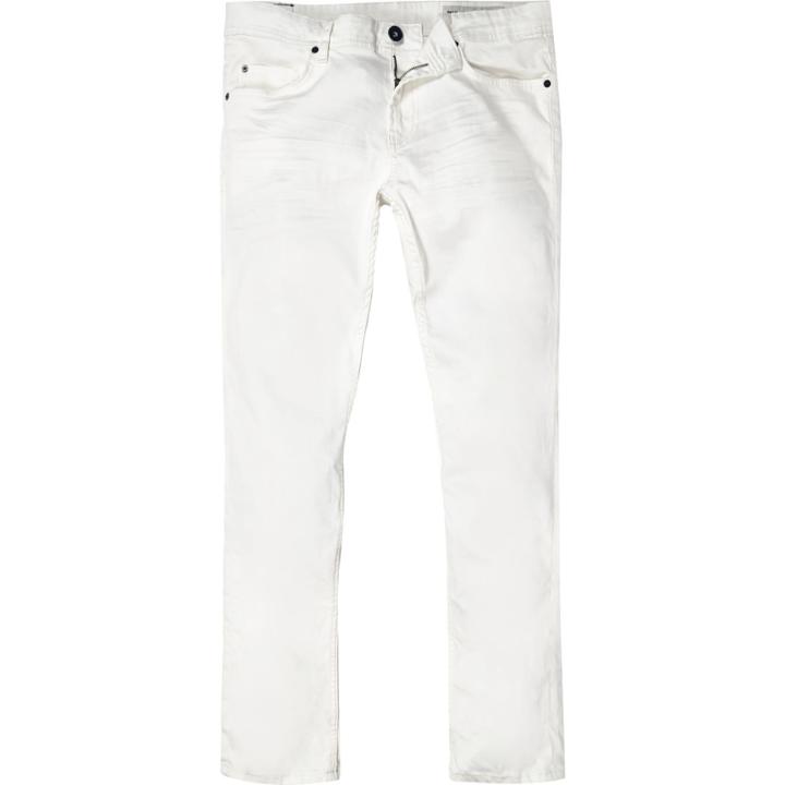 River Island Menswhite Only & Sons Skinny Jeans