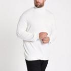 River Island Mens Big And Tall Slim Fit Roll Neck Sweater