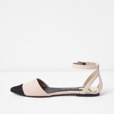 River Island Womens Two Part Pointed Shoes
